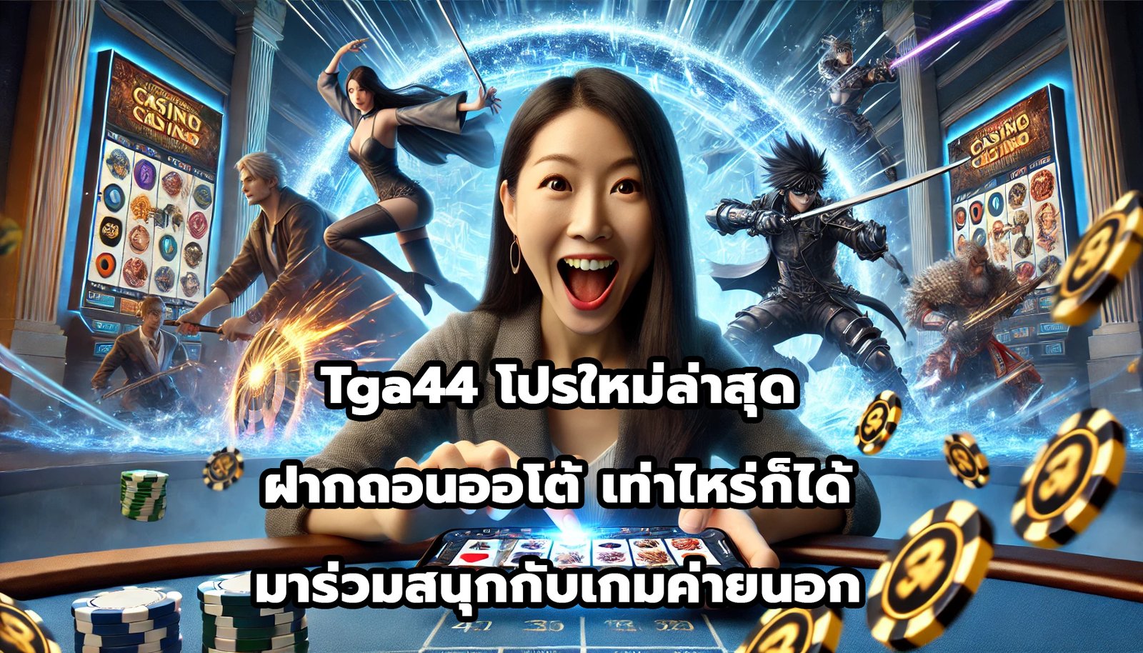 Tga44 โปรใหม่ล่าสุด ฝากถอนออโต้ เท่าไหร่ก็ได้ มาร่วมสนุกกับเกมค่ายนอก-3