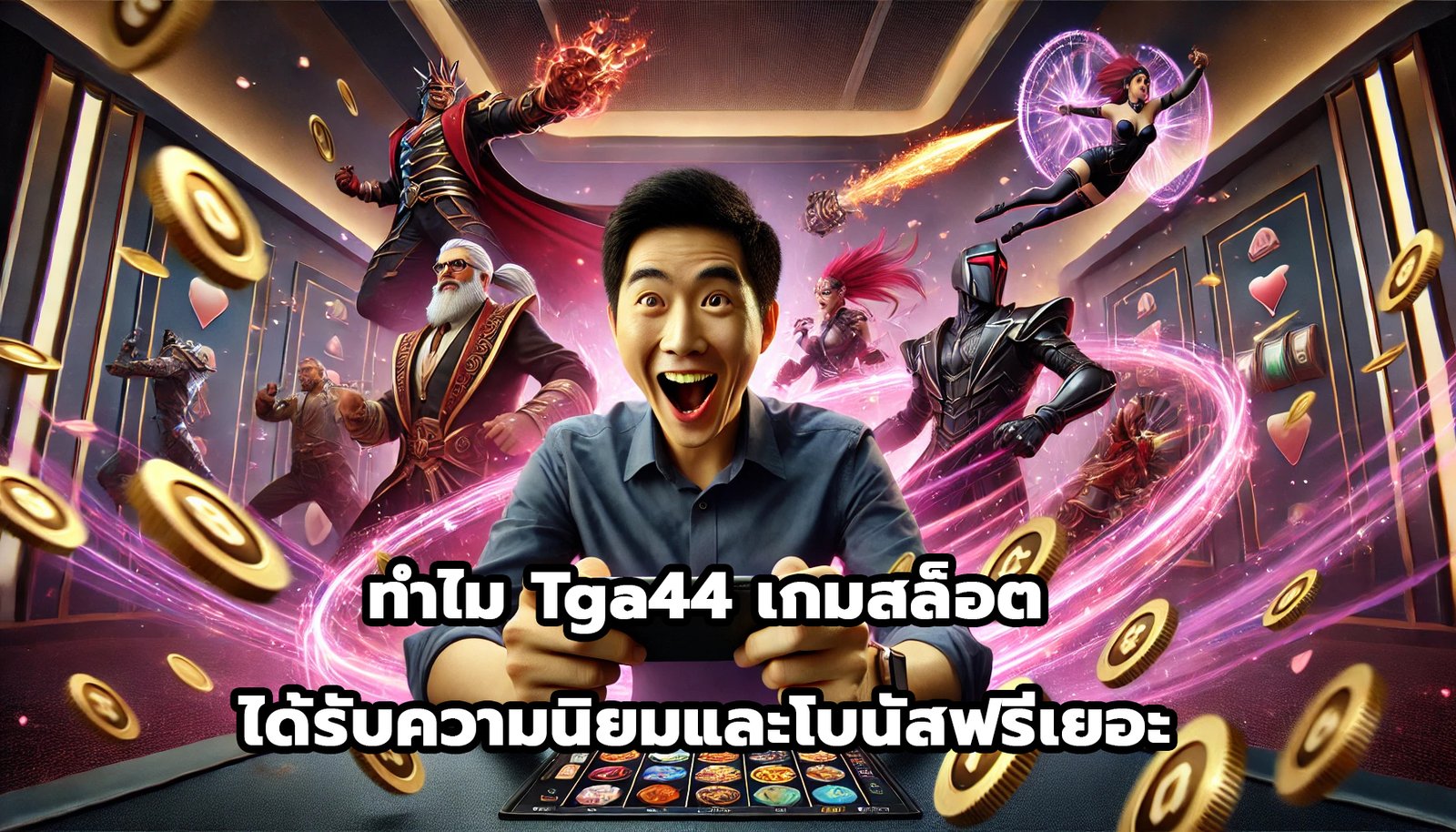 ทำไม Tga44 เกมสล็อต ได้รับความนิยมและโบนัสฟรีเยอะ-2